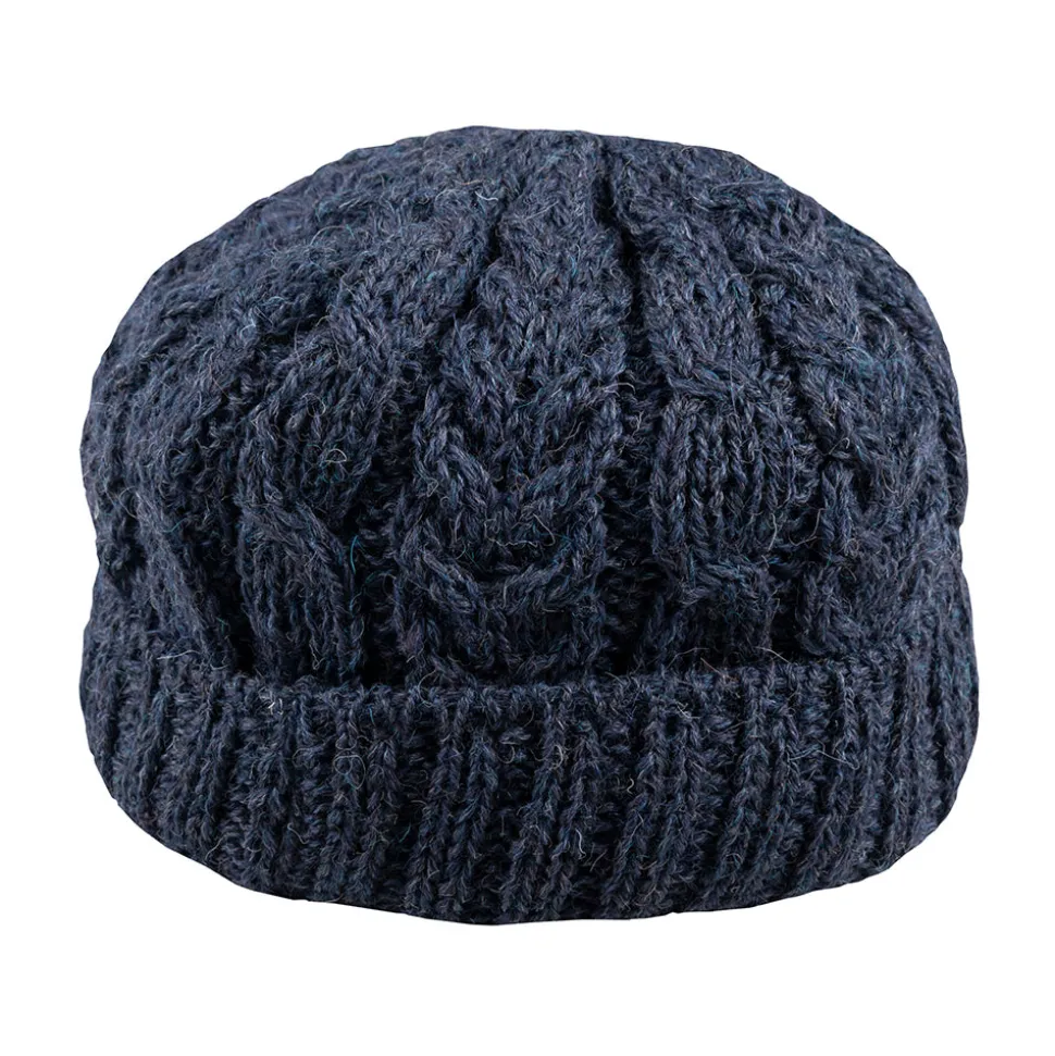 Aran cable hat