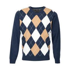 Argyle V Sweater
