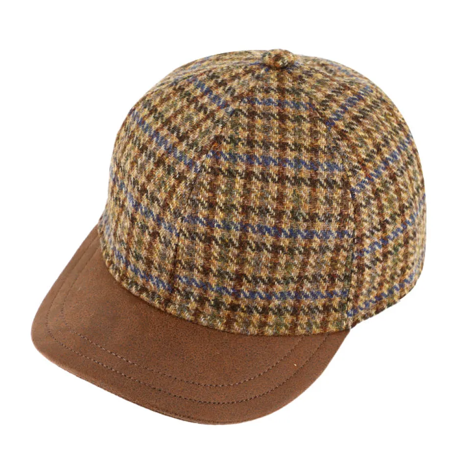 Baseball tweed earflap