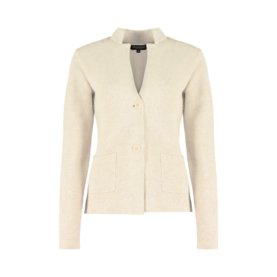 Blazer combed cotton