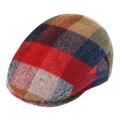 Block tweed cap