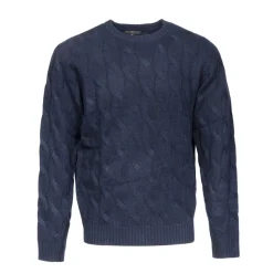 Cable Sweater O-Neck