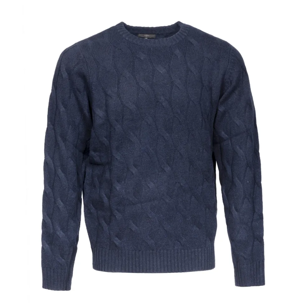 Cable Sweater O-Neck