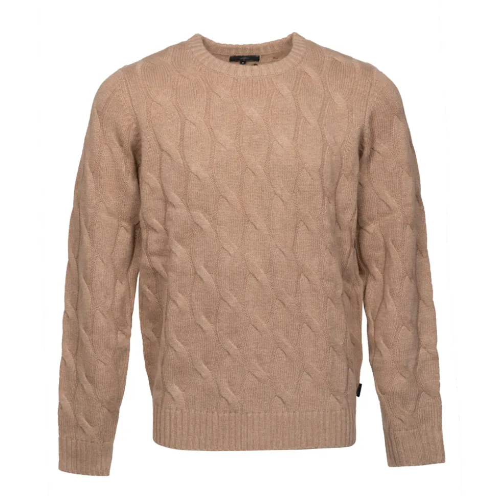 Cable Sweater O-Neck