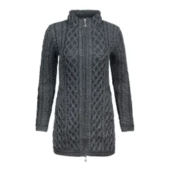 Cardi Plated zip long