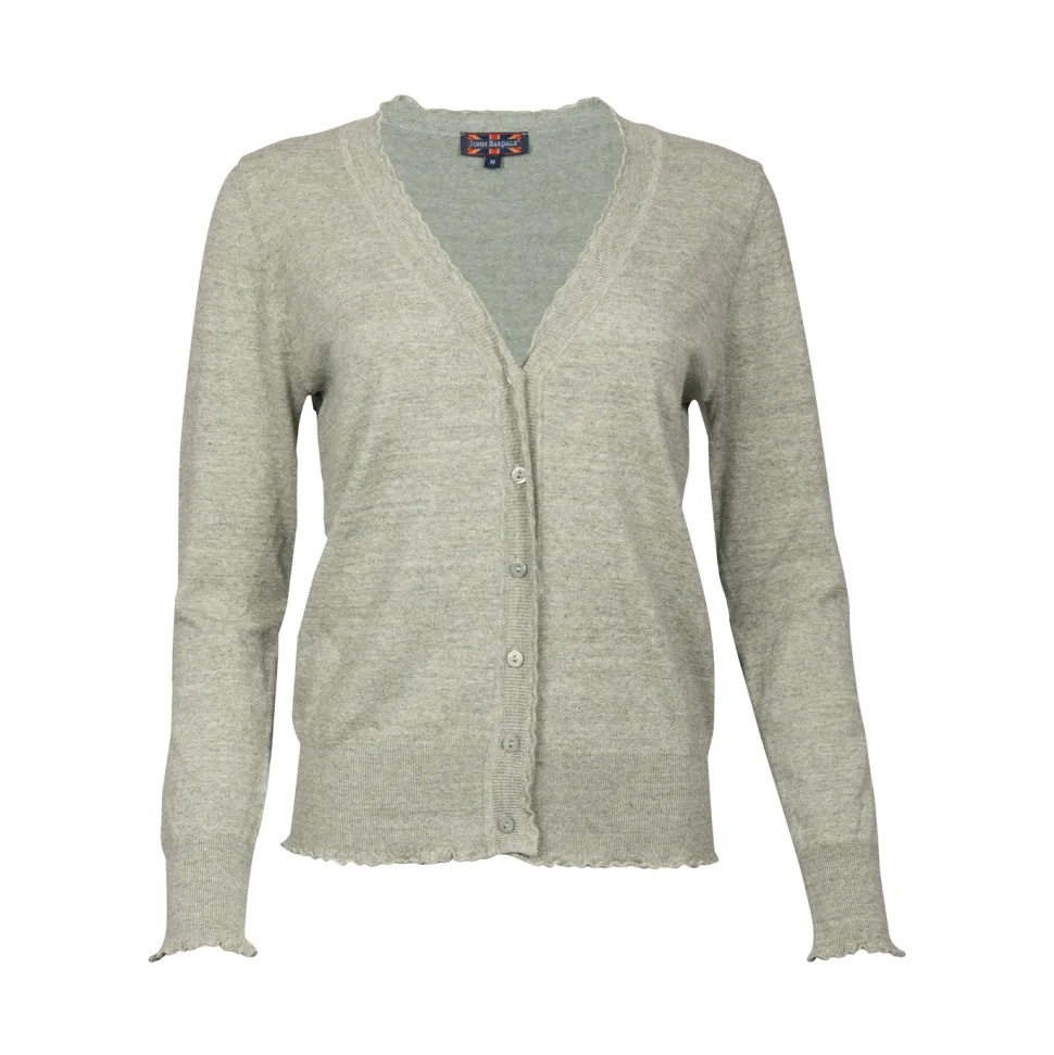 Cardigan frilled