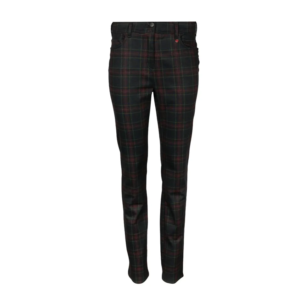 Checked trousers