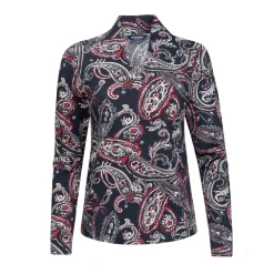 Collar shirt paisley
