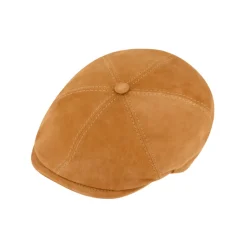 Flat Cap 6 Panal leather