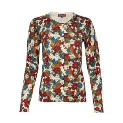 Flower printed cardi