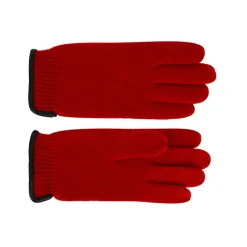 Gloves wool leatherband