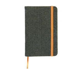 Green Herringbone notebook