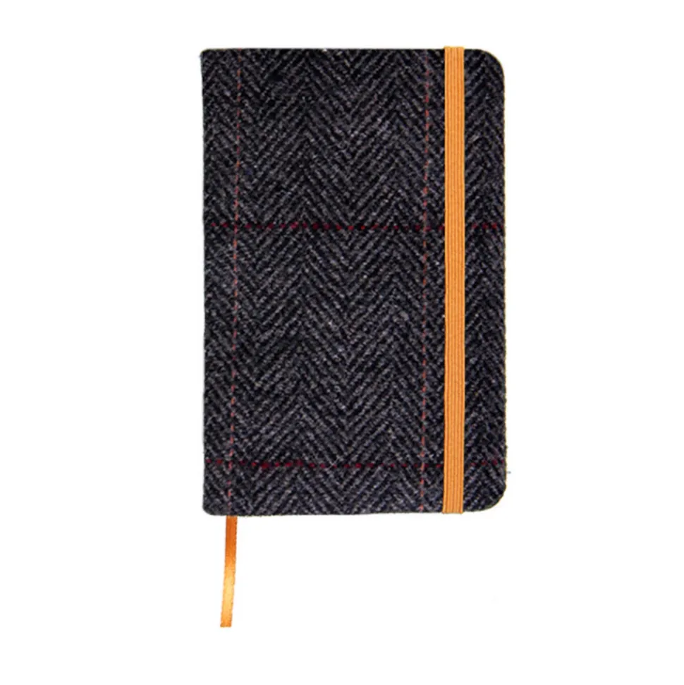 Grey Herringbone notebook