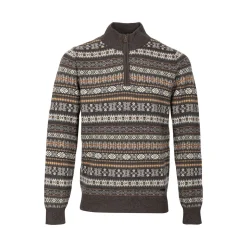 Half Zip Fair Isle