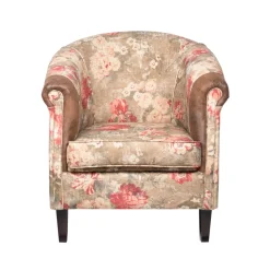 Lazy Flower taupe olive