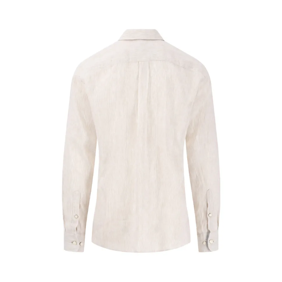 Linen striped shirt LS