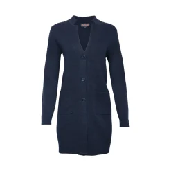 Long blazer structure knit