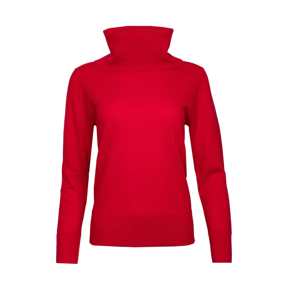 Loose neck turtle pullover