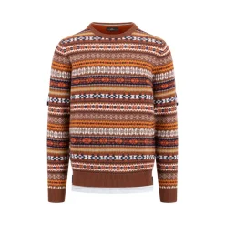 O-neck sweater Fair Isle