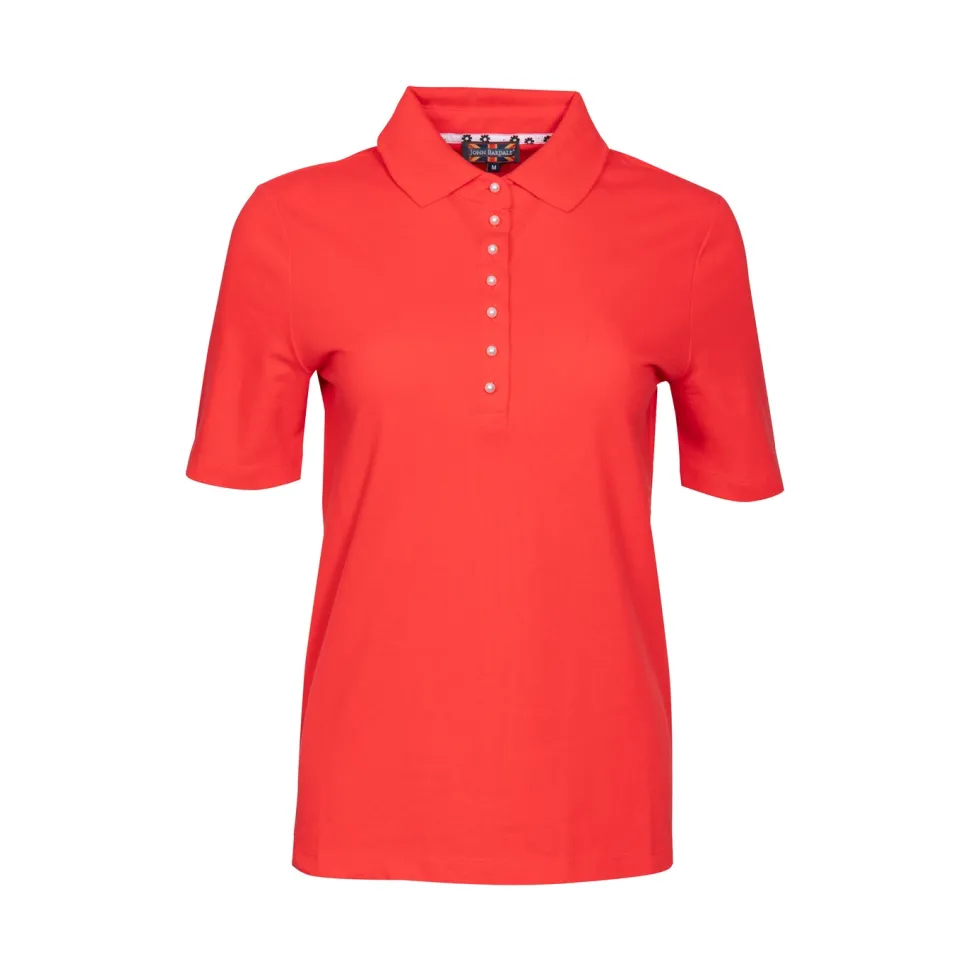 Pearl button polo
