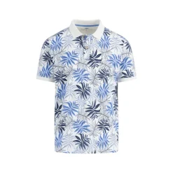 Polo leaf print