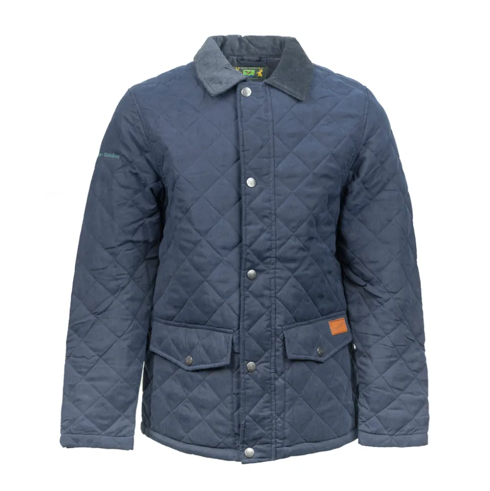 Quilted Jacket navy