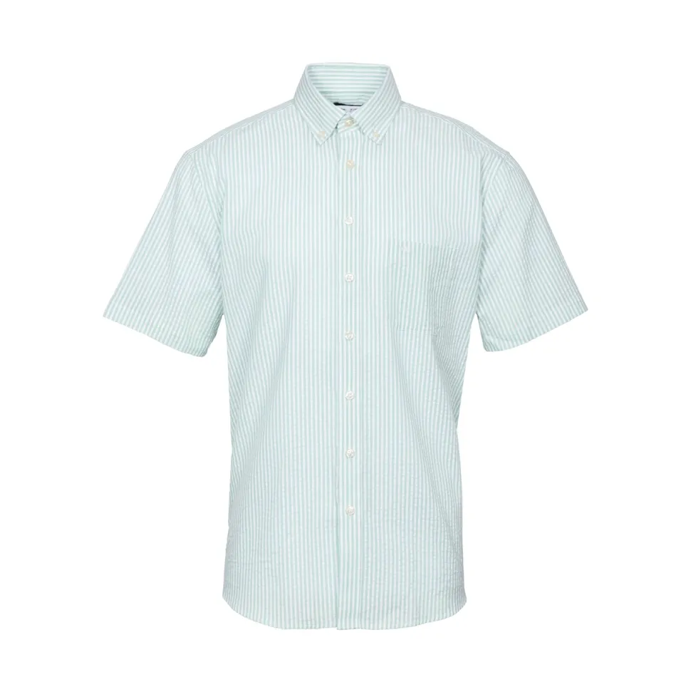 Seersucker stripe shirt SS