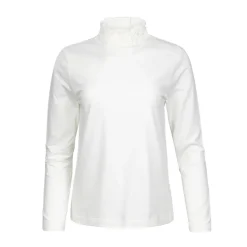 Shirt ruffle neck