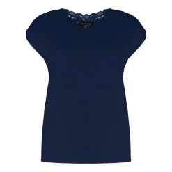 Shirt short sleeve lace