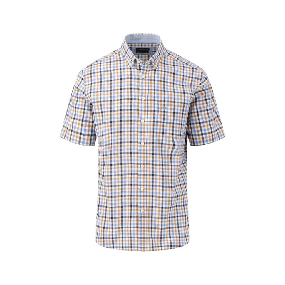 Short sleeve check shirt