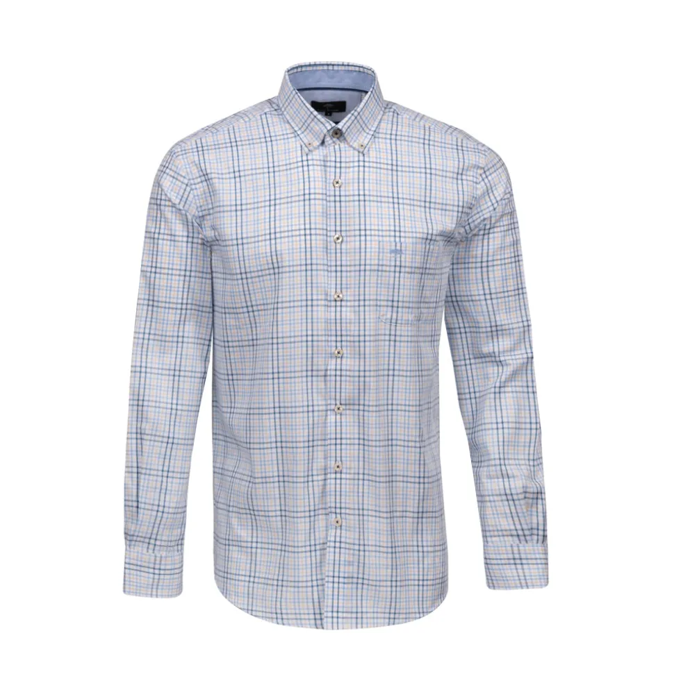 Structure check shirt