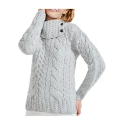 Sweater Buttoned neck