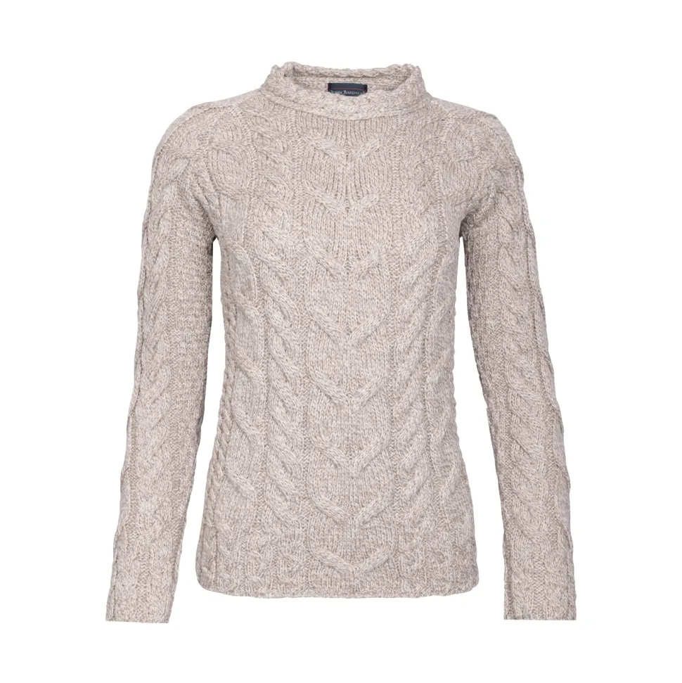 Sweater cabled raglan