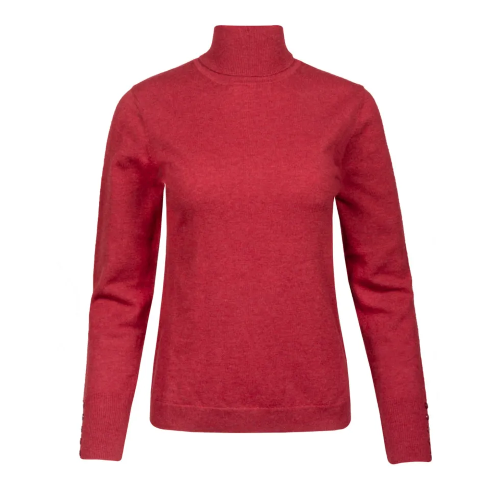 Sweater Turtle neck warm red