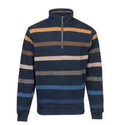 Troyer half zip stripe